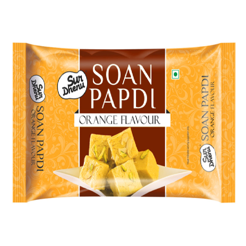 Soan Papdi Orange Flavour 200g