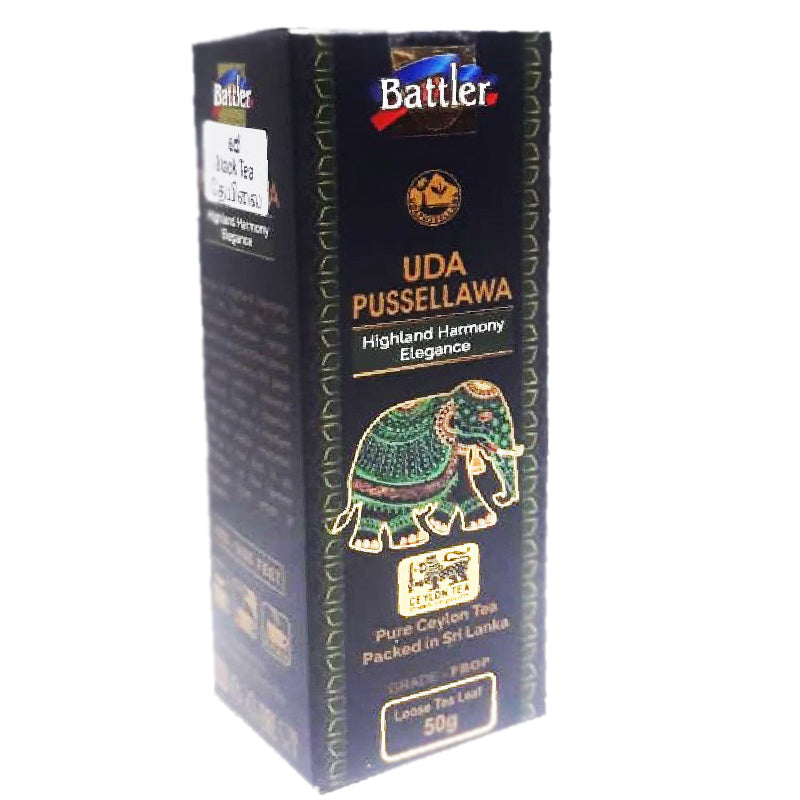 Battler-Black Tea-FBOP- Uda Pussellawa-50g   (Leaf Tea)