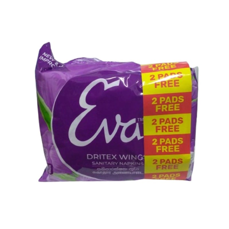 Eva Dritex Wings 10's (FREE 2 PADS)