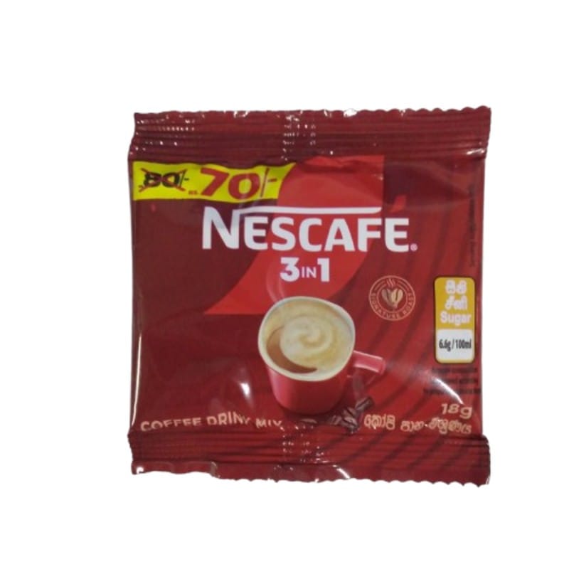 Nescafe 3 in 1 Sachet 18g