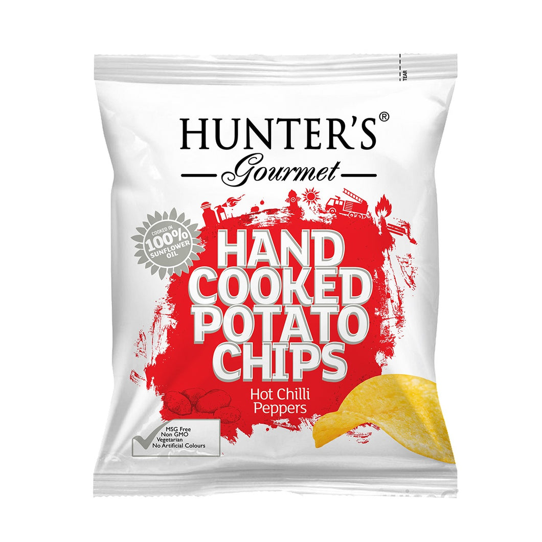 Hunter's Potato Chips Hot Chilli Peppers 40g