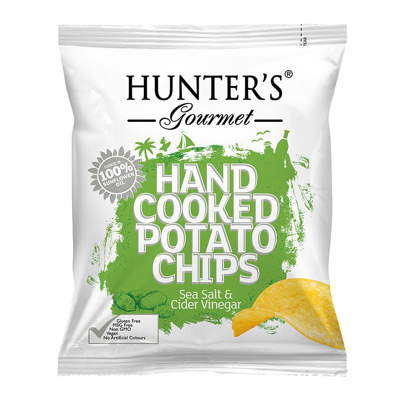 Hunter's Potato Chips Sea Salt & Cider Vinegar 40g