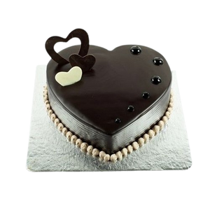 Coffee Flavor Heart Shape Cake 1kg