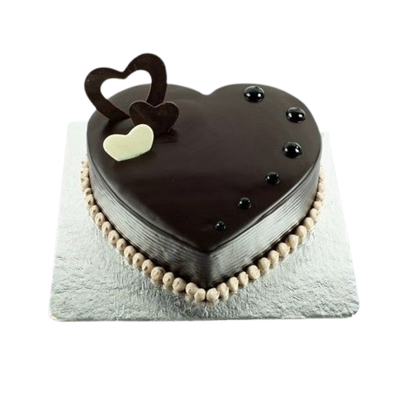 Coffee Flavor Heart Shape Cake 1kg