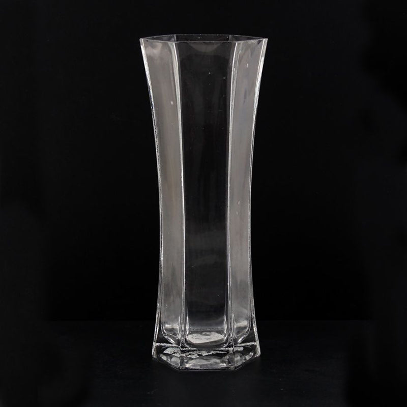 Glass Vase Hexagon Design