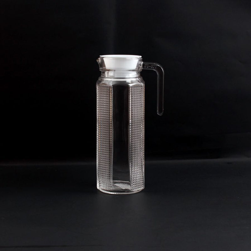 Glass Water Jug Dot Design 1.1l