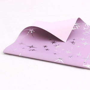 Wrapping Papers Star Design Purple