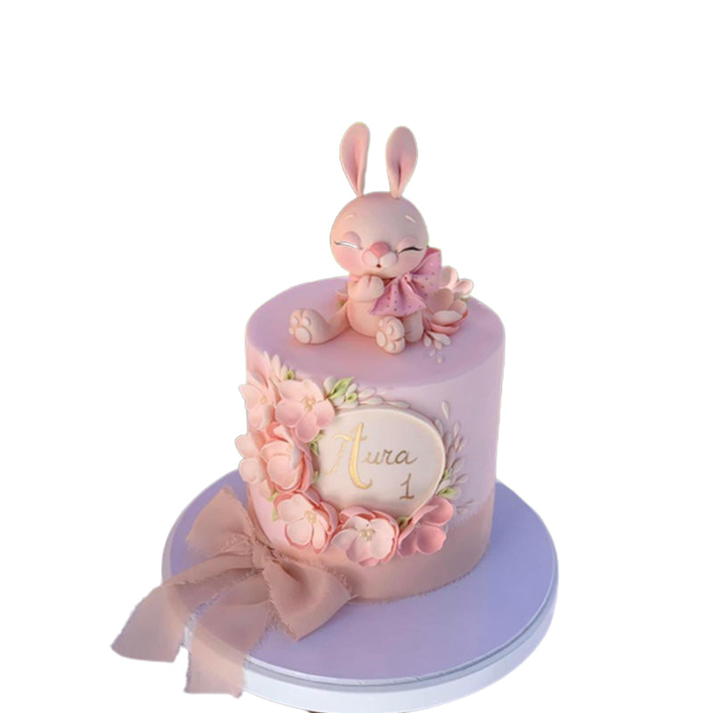 Cute Bunny Birthday Cake 1kg