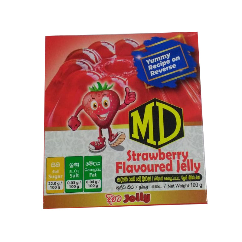 MD Jelly Crystal Strawberry 100g