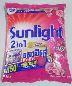 Sunlight Detergent Powder Lemon & Rose 1kg
