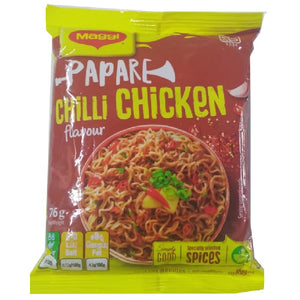 මැගී පපරේ චිලී චිකන් ෆ්ලේවර් නූඩ්ල්ස් ග්‍රෑම් 76