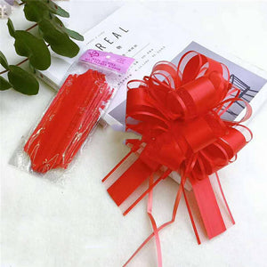 Ribbon - Flower Design  - Red