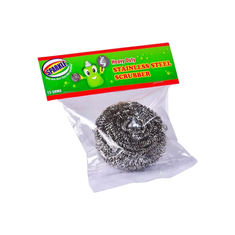 ස්පාර්කල් මල නොබැඳෙන වානේ ස්ක්‍රබර් 15g