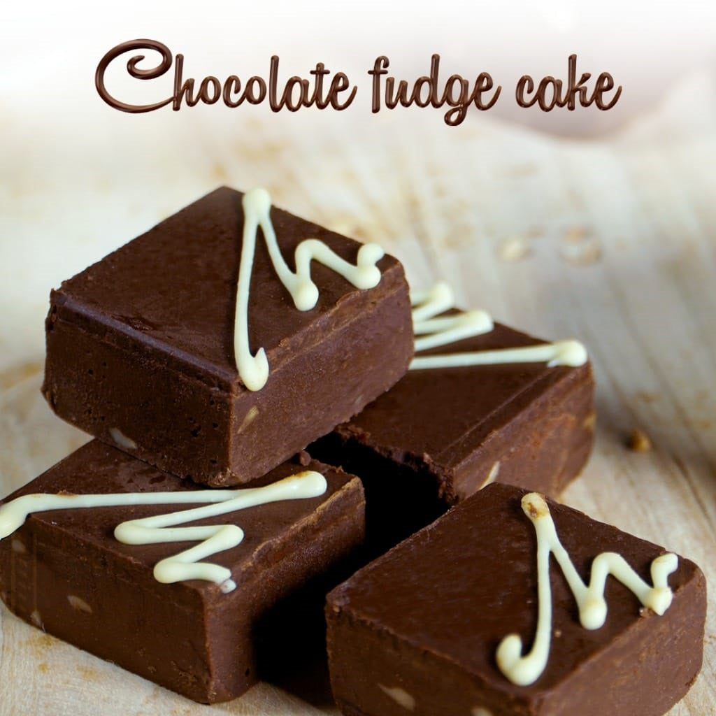 Chocolate Fudge cake  (4 pcs )