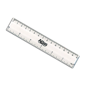 Atlas Ruler 6" Clear