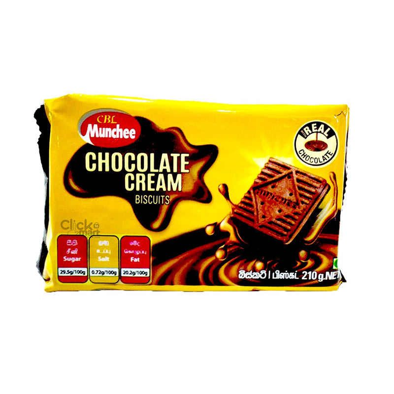 Munchee Chocolate Cream Biscuits 210g
