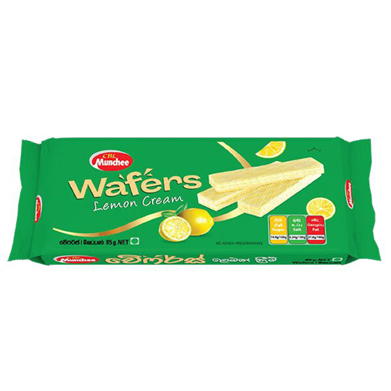 Munchee Lemon Cream Wafers 85g
