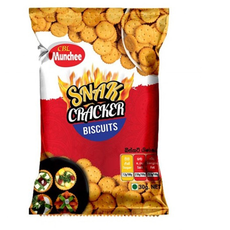 මන්චි ස්නැක් ක්‍රැකර් බිස්කට් 30g
