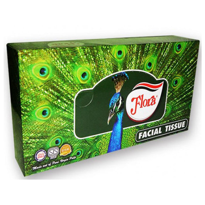 Flora Facial Tissue 2ply 100'S