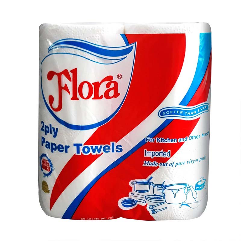 Flora Kitchen Paper Towel Twin Pack