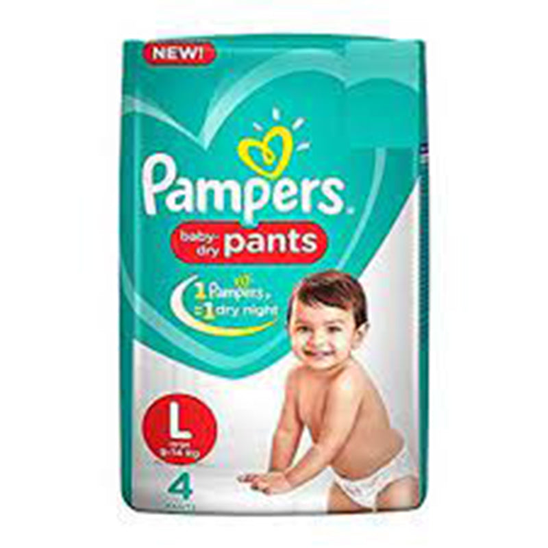 Pampers Pants Large 4Pcs