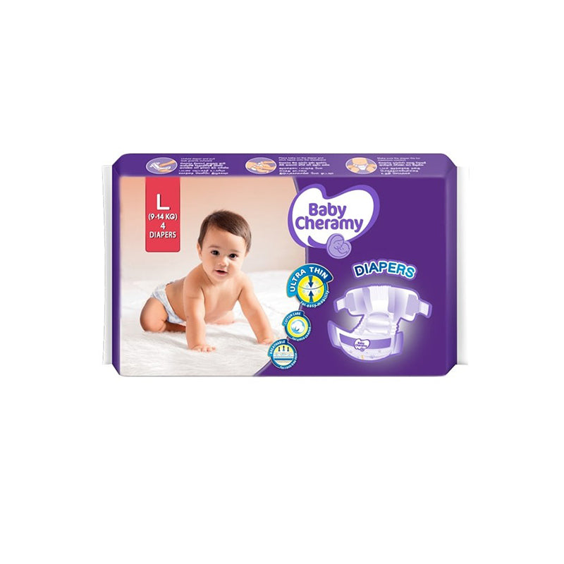 Baby Cheramy Diaper Large (4 Pcs)