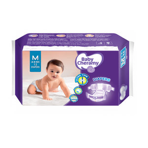 Baby Cheramy Diapers Medium (12 Pcs)