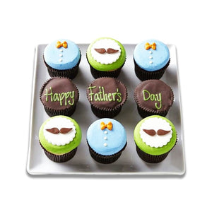 Happy Father's Day Cup Cakes 9 Pcs