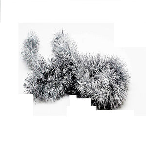 Christmas Streamer Single Colour - Silver