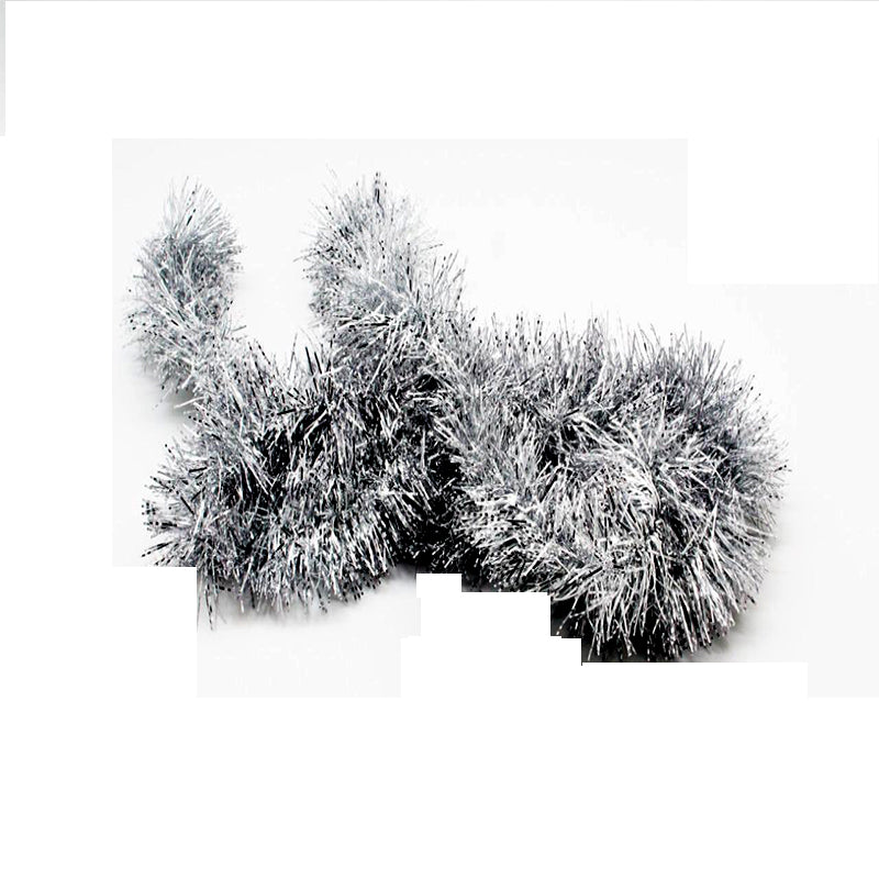 Christmas Streamer Single Colour - Silver