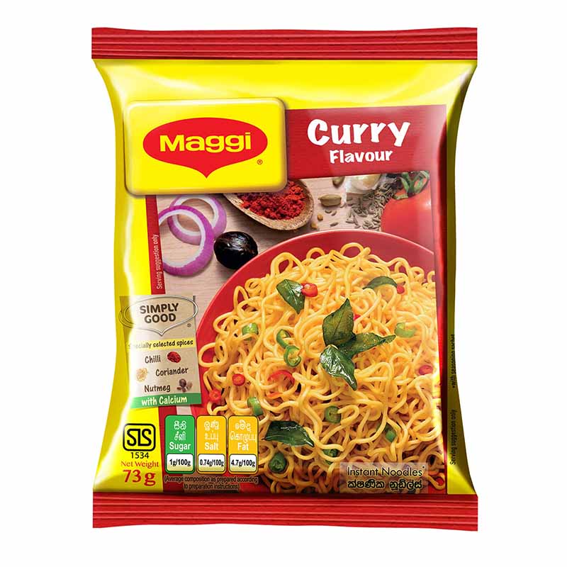 Maggi Curry Flavour Instant Noodles 73g