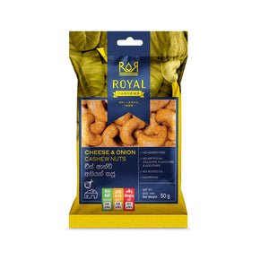 Cheese & Onion Cashew Nuts Pack  50g