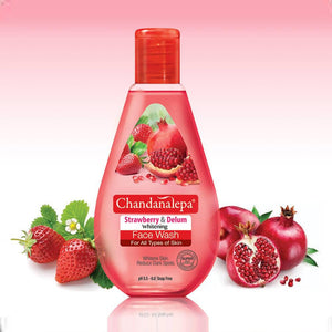 Chandanalepa Strawberry & Delum Whitening Face Wash 50ml