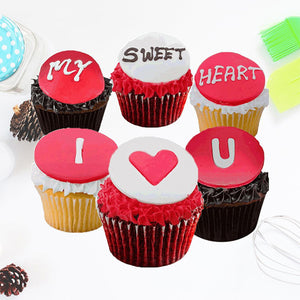 My Sweet Heart Cup Cakes