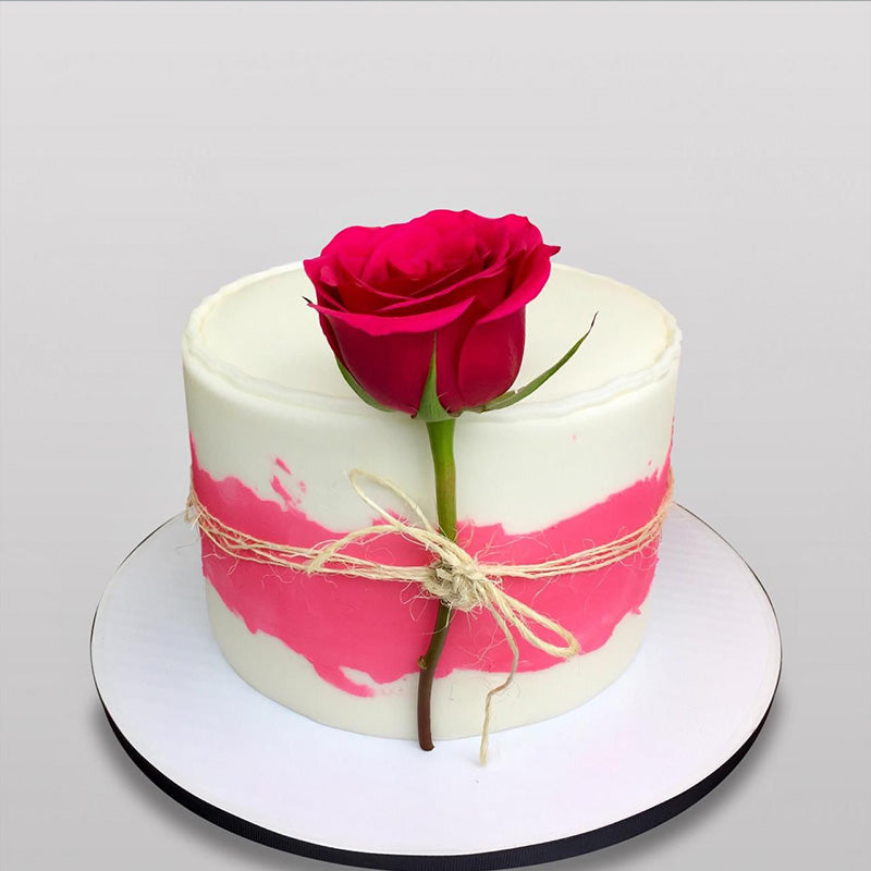 Singal Red Rose Cake 1kg