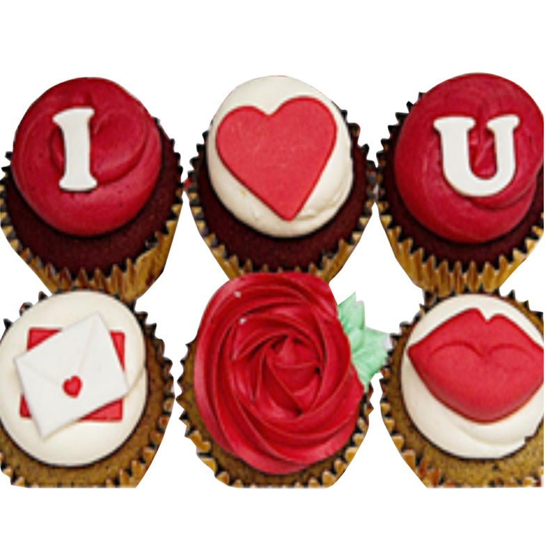 XOXO Cup Cakes (6Pcs)