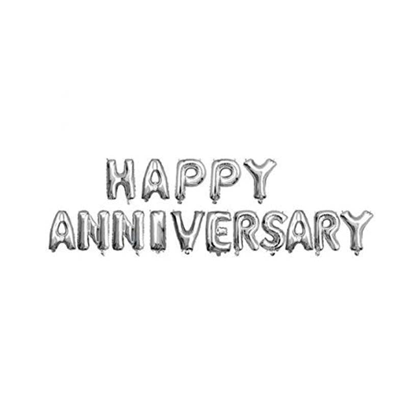 Happy Anniversary Foil Banner