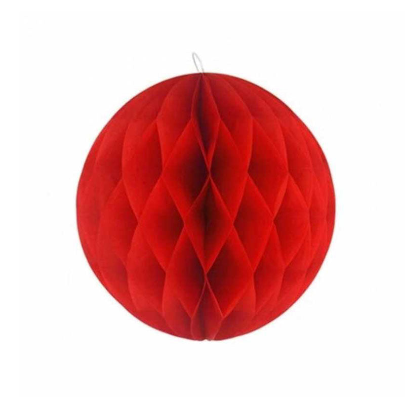1 Pcs Honeycomb Ball Light Red
