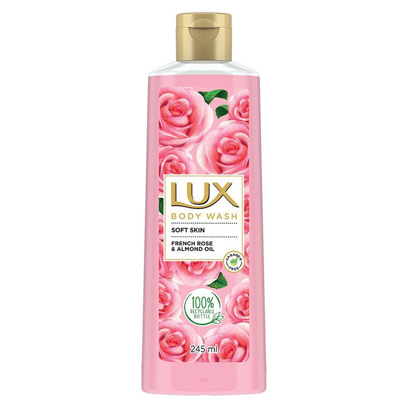 Lux Body Wash Soft Skin -French Rose & Almond Oil 240ml