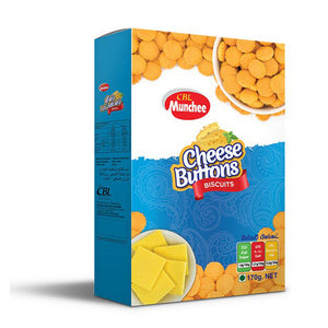 Munchee Cheese Buttons Biscuits 170g