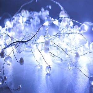 Fairy Lights with Pearls & Crystals - 2M (Battery Operated)