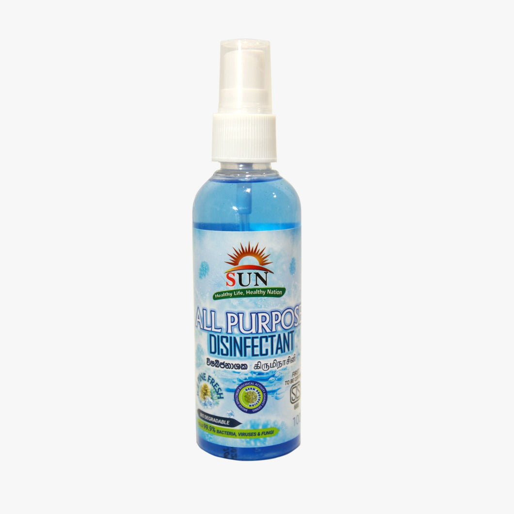 Sun Disinfectant Spray - Ice Pine 100ml (For All Purpose) (විෂබීජ නාශක)