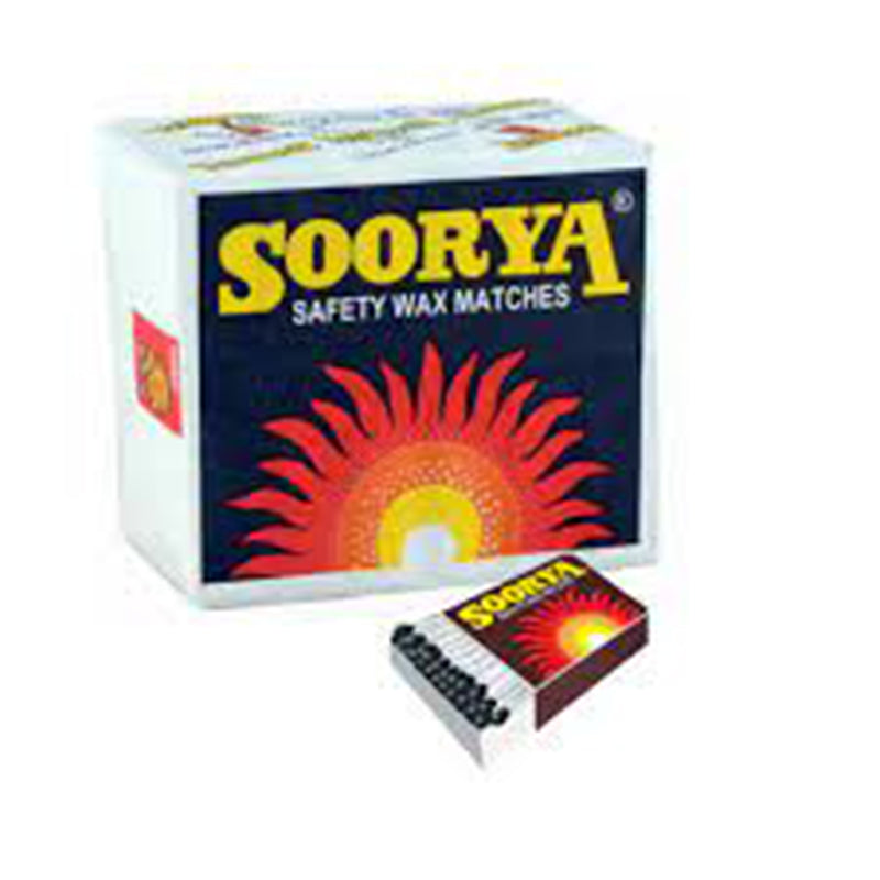 Soorya Safety Matches Dozen 3 Box (36 Units)