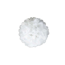 Load image into Gallery viewer, Tissue Paper Pom Poms Flower - White
